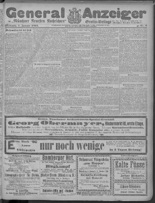 Münchner neueste Nachrichten Mittwoch 4. Januar 1893