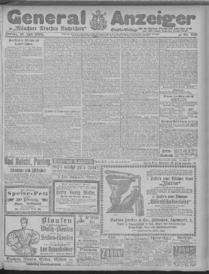 Münchner neueste Nachrichten Freitag 19. Juli 1895