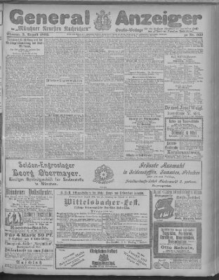 Münchner neueste Nachrichten Montag 5. August 1895