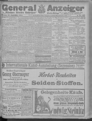 Münchner neueste Nachrichten Montag 16. September 1895