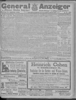 Münchner neueste Nachrichten Dienstag 24. September 1895