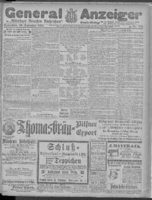 Münchner neueste Nachrichten Donnerstag 26. September 1895