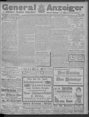 Münchner neueste Nachrichten Dienstag 2. Juni 1896