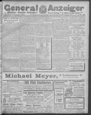 Münchner neueste Nachrichten Donnerstag 3. September 1896