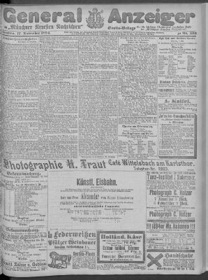 Münchner neueste Nachrichten Samstag 17. November 1894