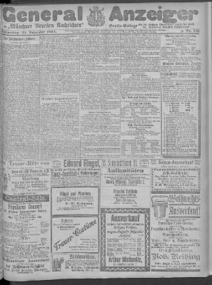 Münchner neueste Nachrichten Donnerstag 22. November 1894