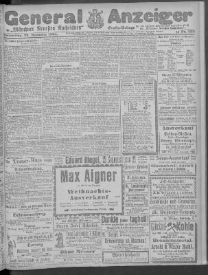 Münchner neueste Nachrichten Donnerstag 29. November 1894