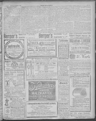 Münchner neueste Nachrichten Sonntag 3. Februar 1895