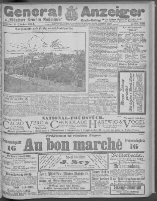 Münchner neueste Nachrichten Dienstag 9. Oktober 1894