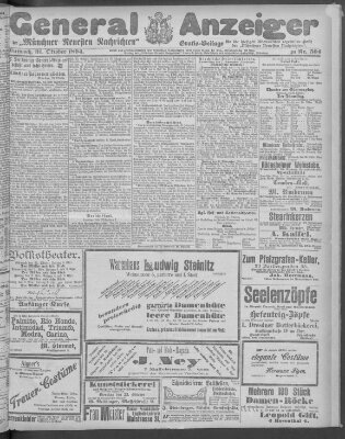 Münchner neueste Nachrichten Mittwoch 31. Oktober 1894