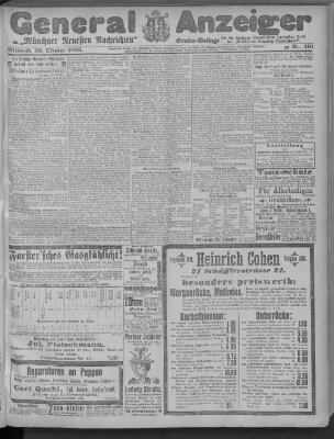 Münchner neueste Nachrichten Mittwoch 23. Oktober 1895