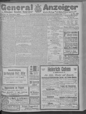 Münchner neueste Nachrichten Mittwoch 20. November 1895