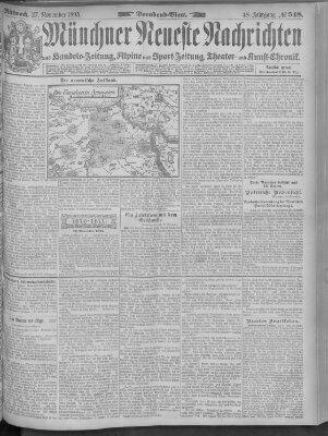 Münchner neueste Nachrichten Mittwoch 27. November 1895