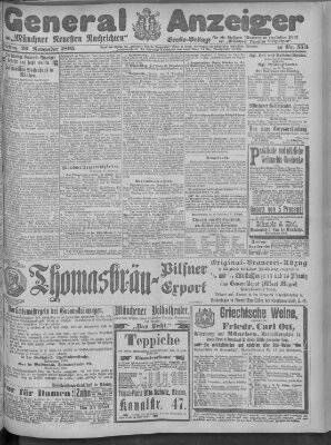 Münchner neueste Nachrichten Freitag 29. November 1895