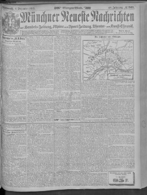 Münchner neueste Nachrichten Mittwoch 4. Dezember 1895