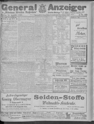 Münchner neueste Nachrichten Montag 23. Dezember 1895