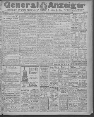 Münchner neueste Nachrichten Wednesday 9. January 1901
