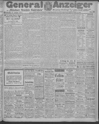 Münchner neueste Nachrichten Mittwoch 23. Januar 1901