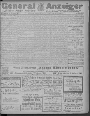 Münchner neueste Nachrichten Mittwoch 6. März 1895