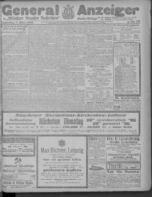 Münchner neueste Nachrichten Donnerstag 7. März 1895