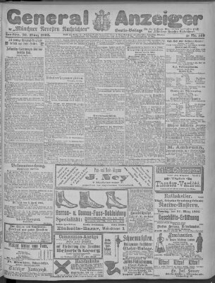 Münchner neueste Nachrichten Samstag 30. März 1895