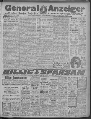 Münchner neueste Nachrichten Samstag 27. April 1901