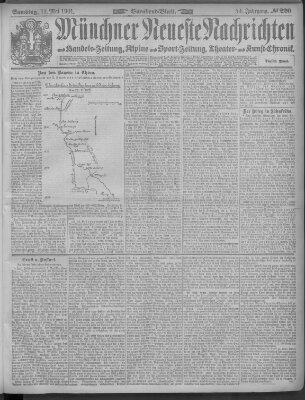 Münchner neueste Nachrichten Saturday 11. May 1901