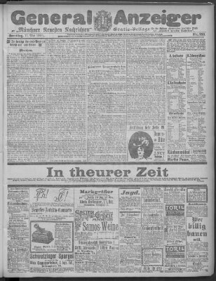 Münchner neueste Nachrichten Saturday 11. May 1901