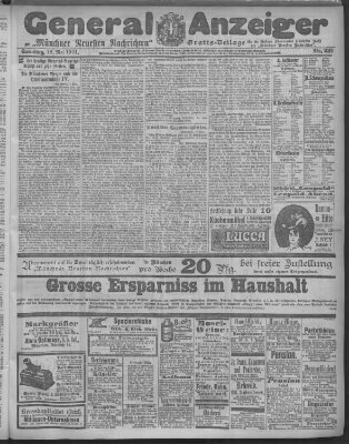 Münchner neueste Nachrichten Samstag 18. Mai 1901