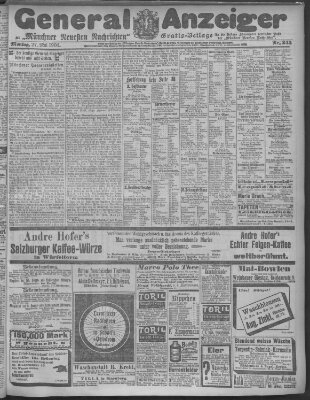 Münchner neueste Nachrichten Montag 27. Mai 1901