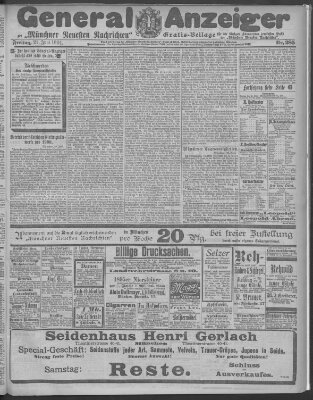 Münchner neueste Nachrichten Freitag 21. Juni 1901