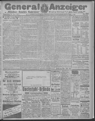 Münchner neueste Nachrichten Samstag 22. Juni 1901