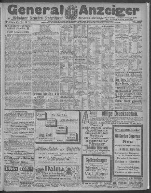 Münchner neueste Nachrichten Montag 24. Juni 1901