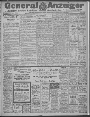 Münchner neueste Nachrichten Freitag 28. Juni 1901