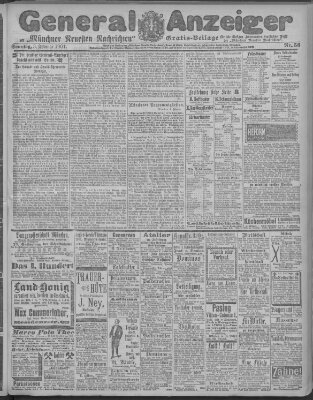 Münchner neueste Nachrichten Sonntag 3. Februar 1901