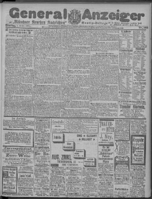 Münchner neueste Nachrichten Dienstag 5. März 1901