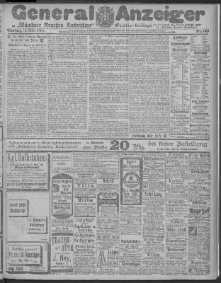 Münchner neueste Nachrichten Dienstag 12. März 1901