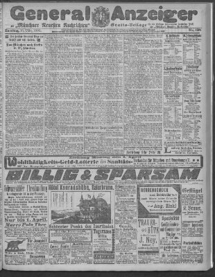 Münchner neueste Nachrichten Samstag 16. März 1901