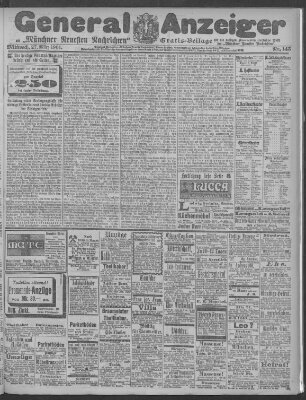 Münchner neueste Nachrichten Mittwoch 27. März 1901