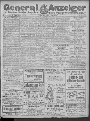 Münchner neueste Nachrichten Donnerstag 2. November 1893