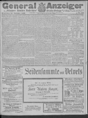 Münchner neueste Nachrichten Donnerstag 30. November 1893