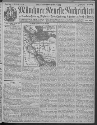 Münchner neueste Nachrichten Freitag 4. Oktober 1901