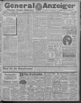 Münchner neueste Nachrichten Samstag 19. Oktober 1901