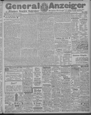 Münchner neueste Nachrichten Freitag 15. November 1901