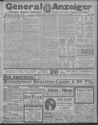 Münchner neueste Nachrichten Samstag 23. November 1901