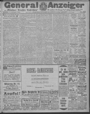 Münchner neueste Nachrichten Freitag 29. November 1901