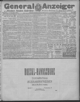 Münchner neueste Nachrichten Samstag 30. November 1901