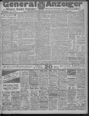 Münchner neueste Nachrichten Dienstag 2. Juli 1901