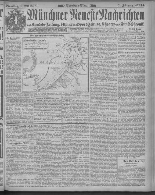 Münchner neueste Nachrichten Dienstag 10. Mai 1898