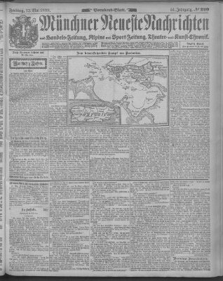 Münchner neueste Nachrichten Freitag 13. Mai 1898